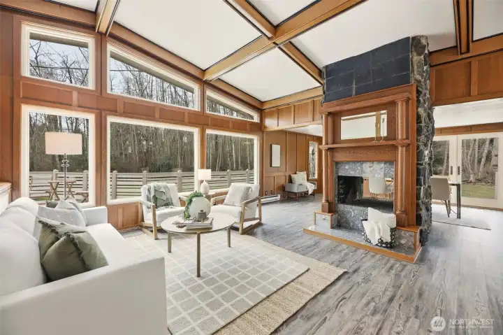 Gorgeous Dual Sided Fireplace