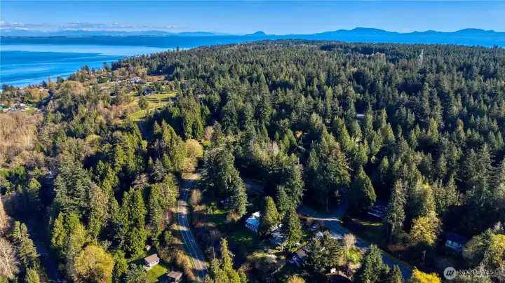 Point Roberts, WA is a 4 square mile exclave off of Tsawwassen, BC.