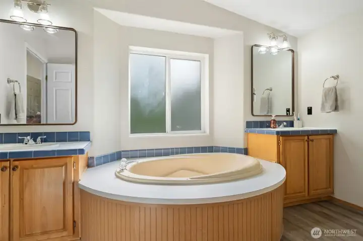 Primary Bath with Dual Vanities