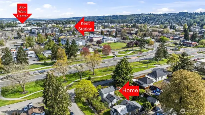 ShoWare Center and Kent Station a half mile from the home!