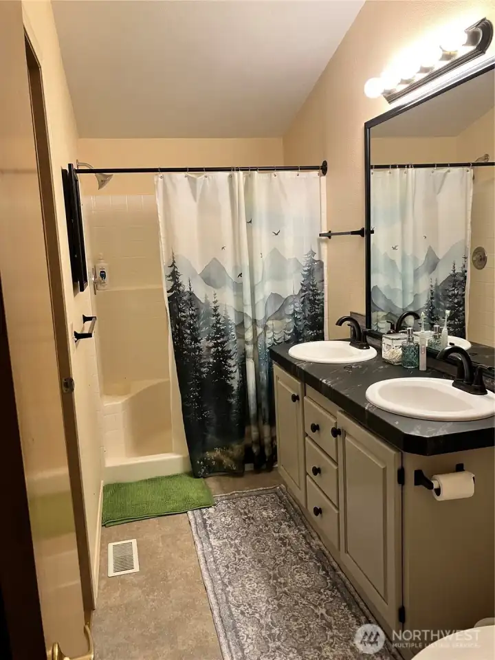 Primary Bathroom off he bedroom or en suite