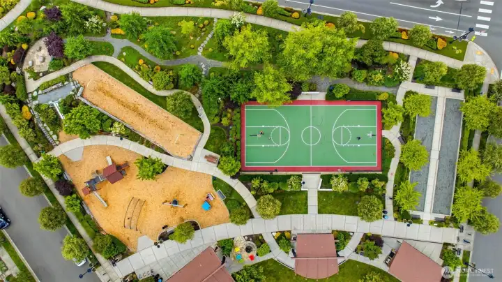 Enjoy Ten Trials parks, sport court, trails, and community events!