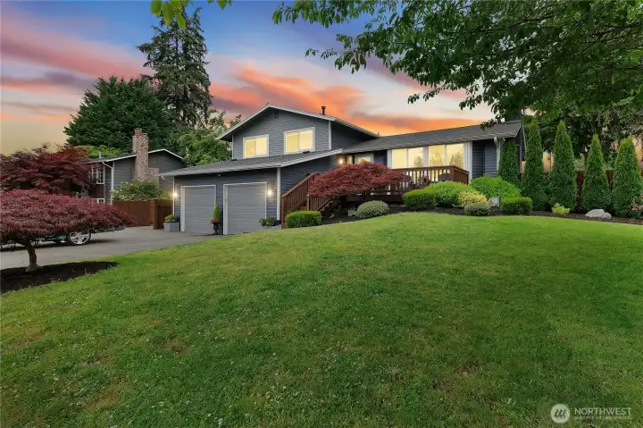 Mature landscaping all around home Mature landscaping all around home