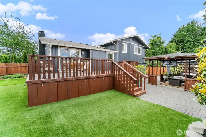 Premium turf newly installed - low maintenance dream Premium turf newly installed - low maintenance dream