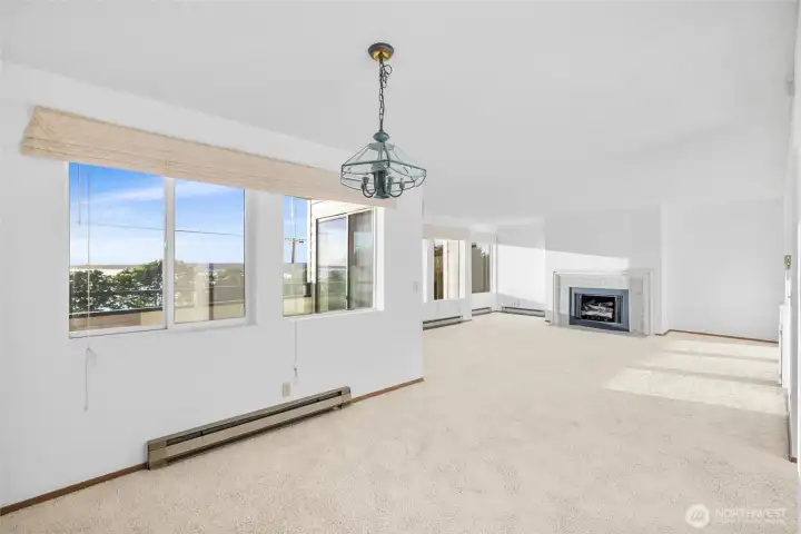 dining and living room