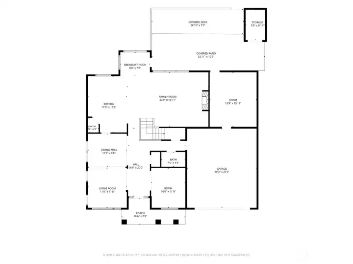 main level floorplan