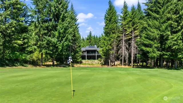 Views from 8th green of Tumble Creek back towards home