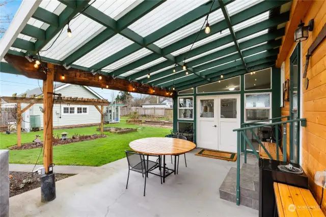 Covered patio