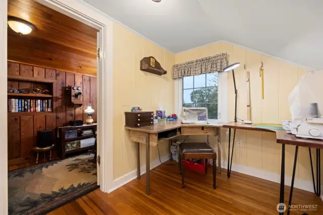 Small third bedroom upstairs would make great craft room or home office