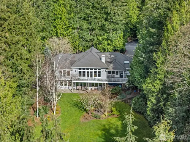 A Rick Lander custom built home in the Woodridgewood Village of Port Ludlow.