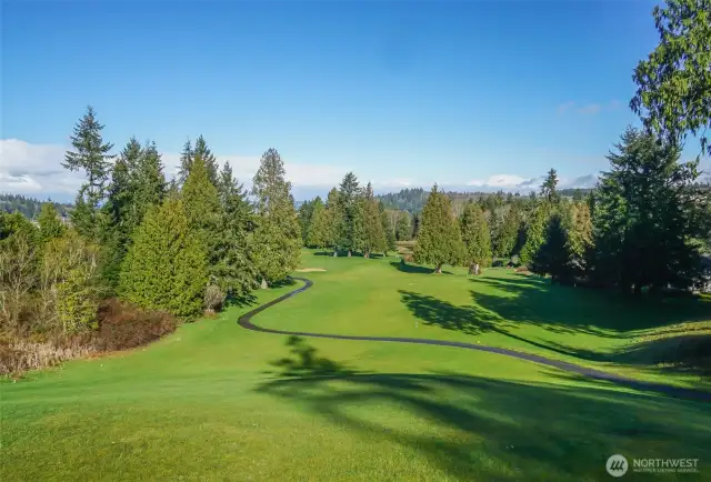 Number two fairway at the Port Ludlow golf course.