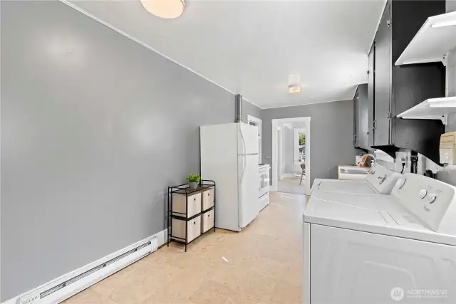 This big kitchen has plenty of space.