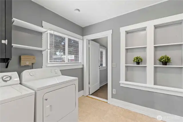 The washer & dryer are also included in the sale