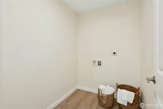 upstairs laundry room