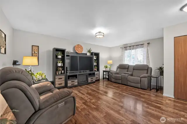 Upstairs living area