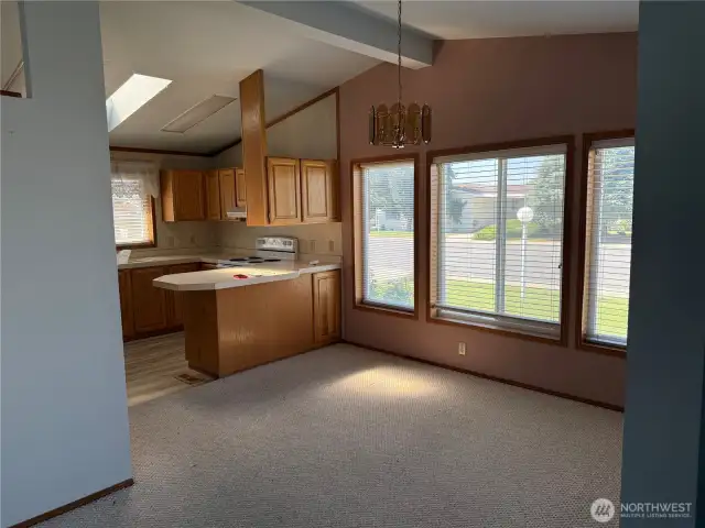 Dining room from living room.