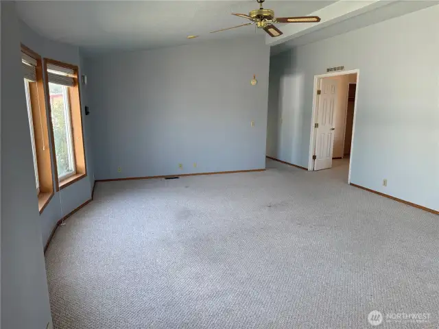 Huge living room.