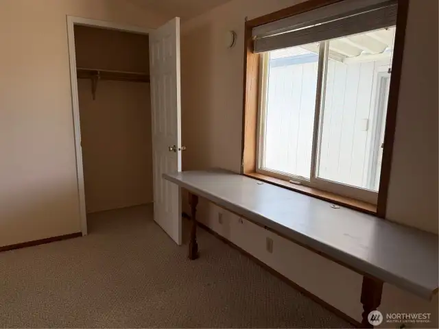 Second bedroom closet area.