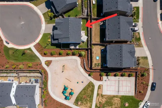 There's a pickleball court nearby, too!