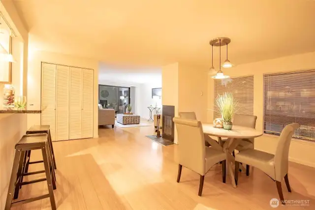 Overview of Dining/Living Rooms