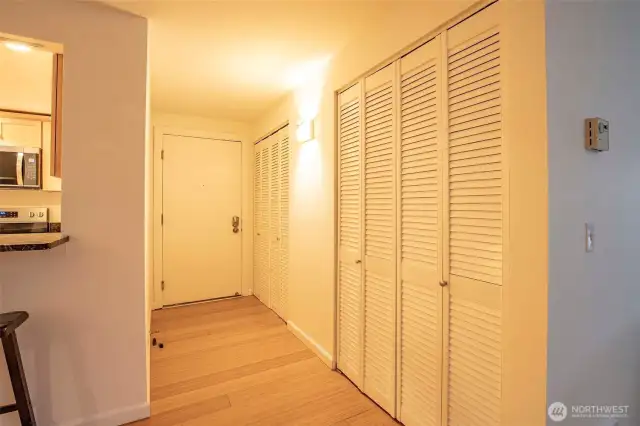Entry with Expansive Double Closets