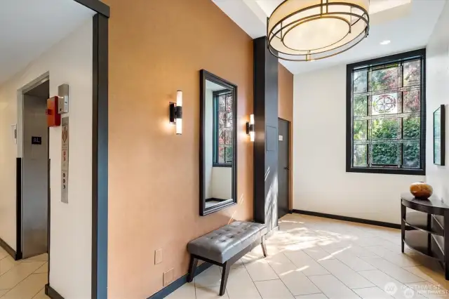 Kinnear Condos Lobby / Elevator