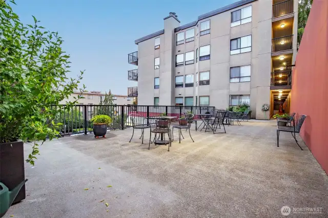 Common Patio Next to E-101