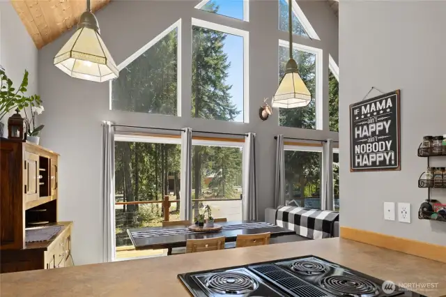 View from the kitchen.