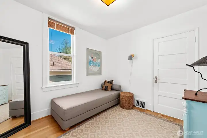 This 3rd bedroom is set up with a day bed for anyone who may need a time out from their day.