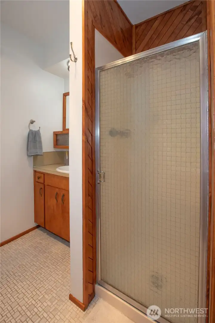 Primary Bathroom with standing shower