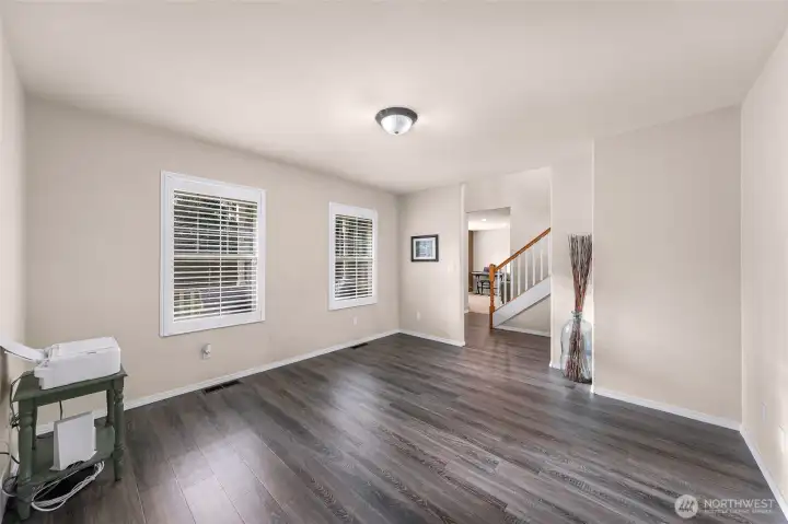 Downstairs office/den