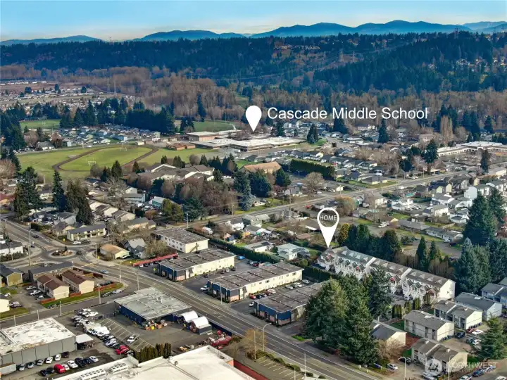 located close to Cascade Middle school