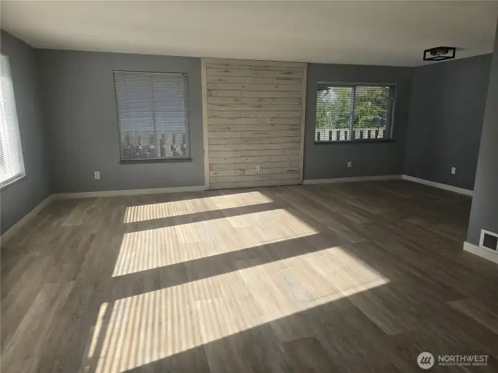 Living and dining area