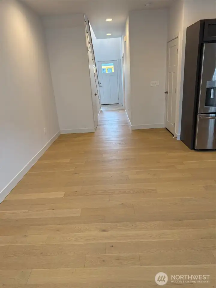 Leaving living area.