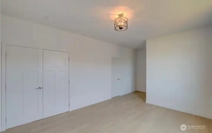 Ensuite at top of the stairs.