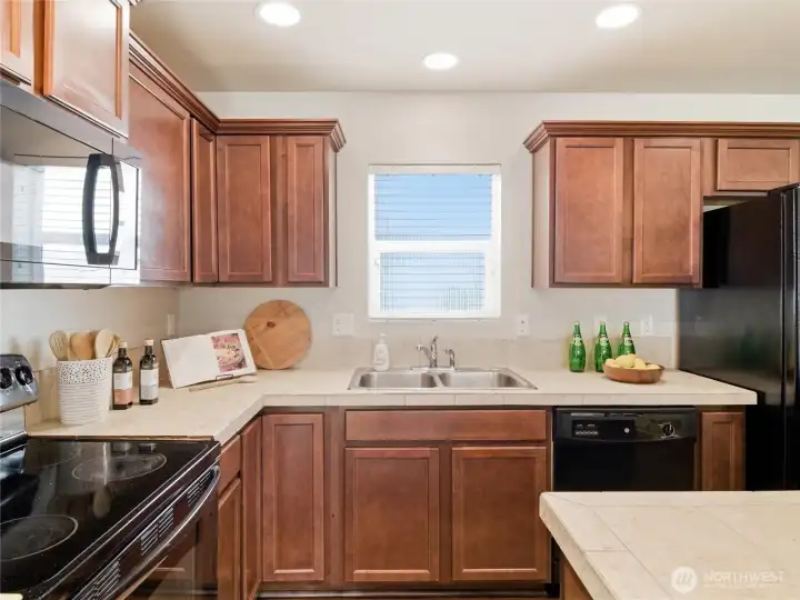 New microwave just installed.