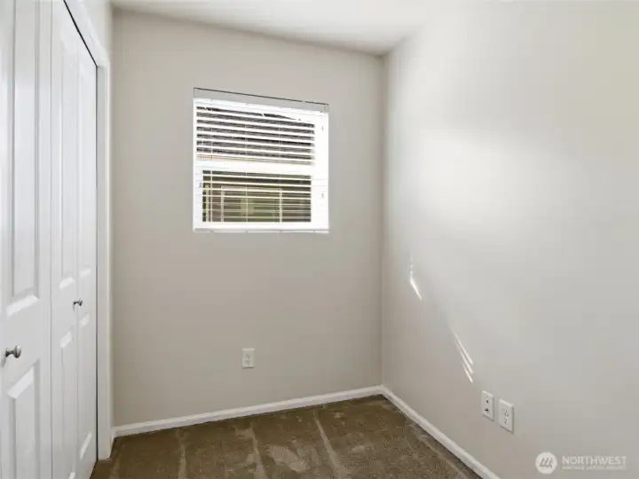 Extra space- upstairs between bedrooms- great home office, play space, library nook- so many options! A linen/ storage closet too.