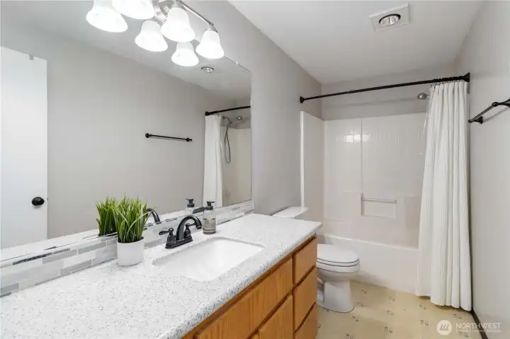 Main Full Bath-Upstairs