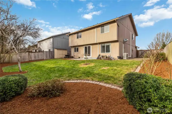 Large Fenced Backyard