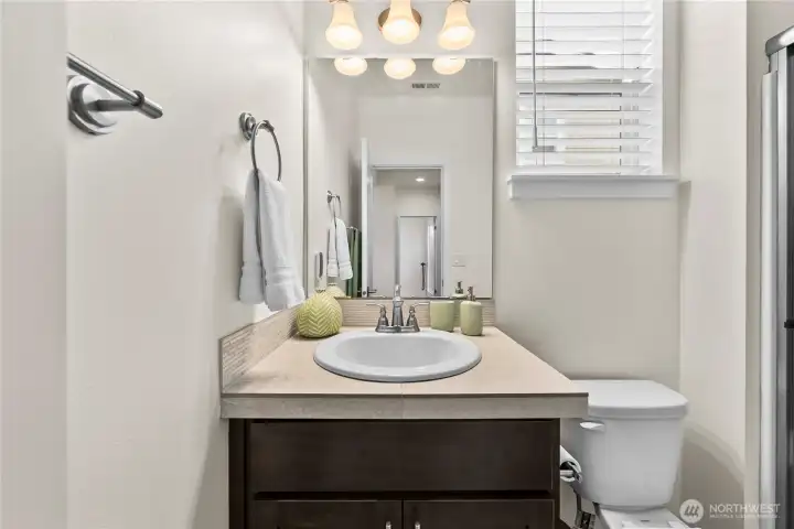 Main floor bath with shower