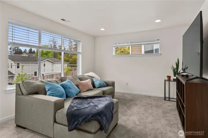 Upper level bonus room