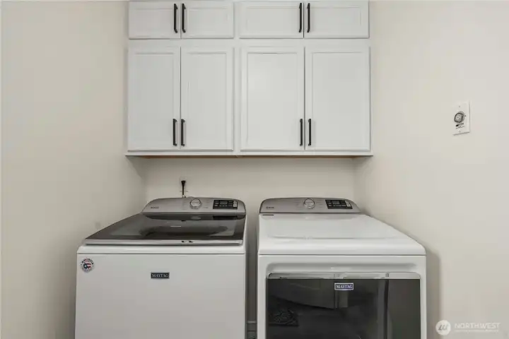 Upper level utility room