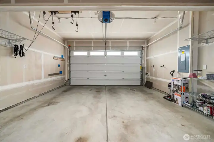 Two car garage