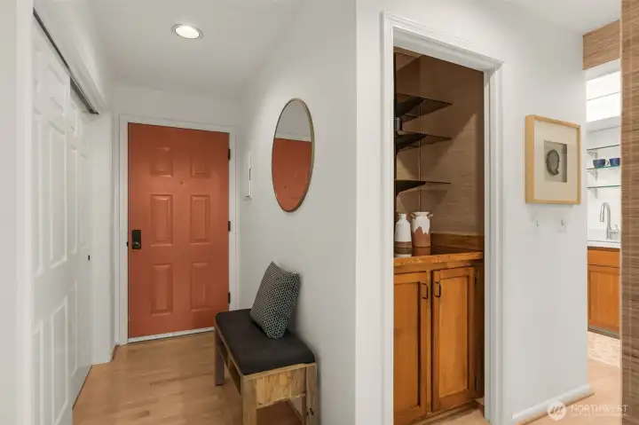 great entrance and closet for your coats