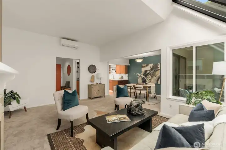 another vantage point of the openness of this wonderful home