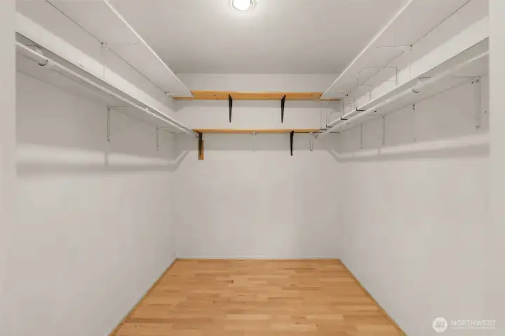 large walk in closet