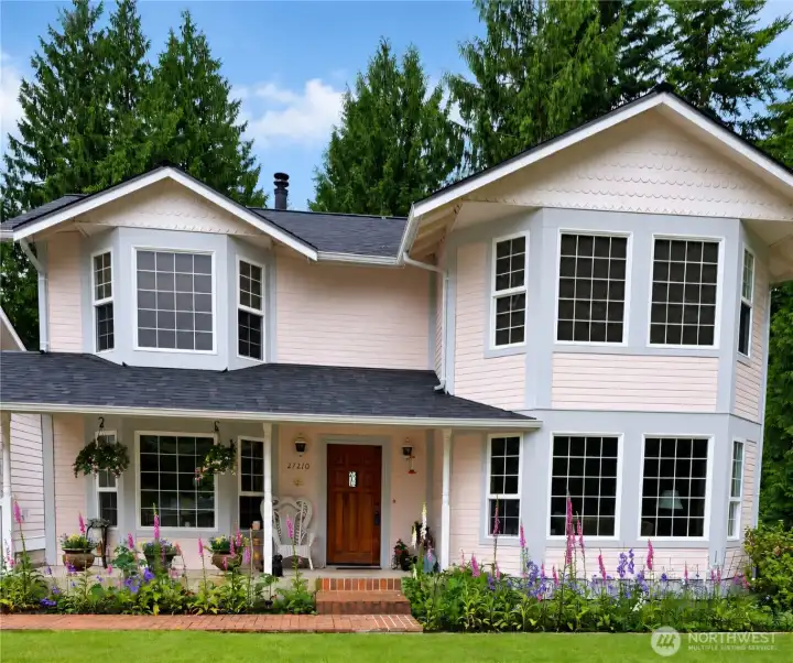 Front view of this customer home