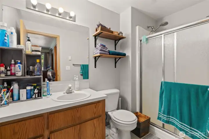 Primary suite bathroom.