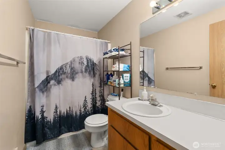 Upstairs bathroom.