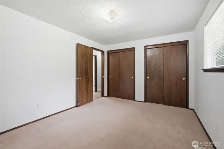 Bedroom with 2 good sized closet Bedroom with 2 good sized closet